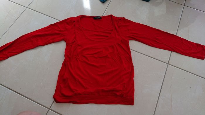 T-shirt taille unique rouge