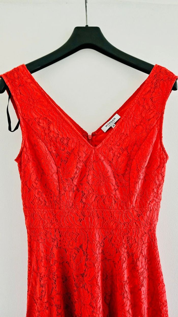 Robe rouge chic morgan 38 - photo numéro 3