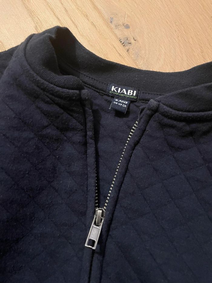 Gilet zippé marine - Kiabi - 6ans - photo numéro 3