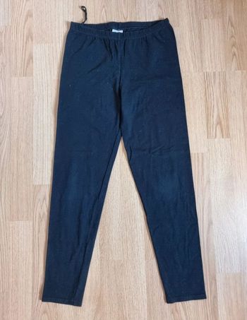 Legging noir long 12 ans