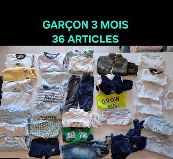Vêtements garçon 3 mois