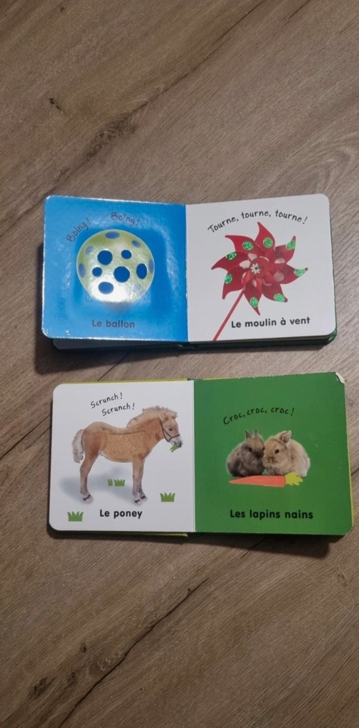 Lot livres imagiers à toucher - photo numéro 3