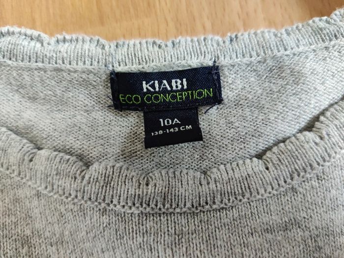 Pull fin Kiabi taille 10 ans - photo numéro 2