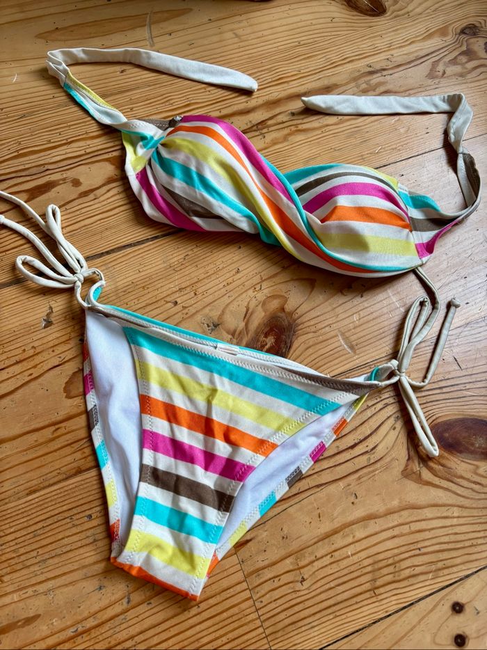 Maillot de bain 2 pièces taille M - photo numéro 4