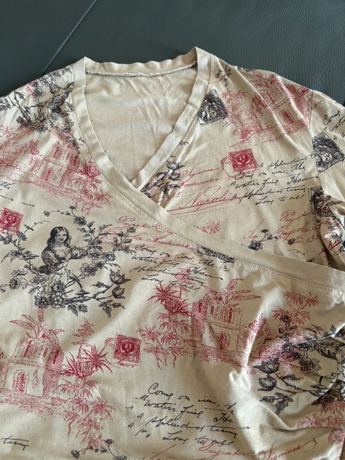 T-shirt cache cœur taille 42 - photo numéro 4