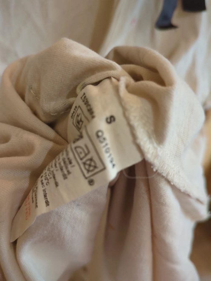 T-shirt courtes manches en crème I Code by Ikks S - photo numéro 6