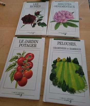 Lot de 4 livres l ami du jardinier
