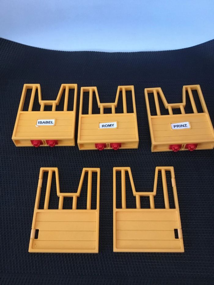 Playmobil lot portes murs oranges box centre équestre 4190 chevaux équitation