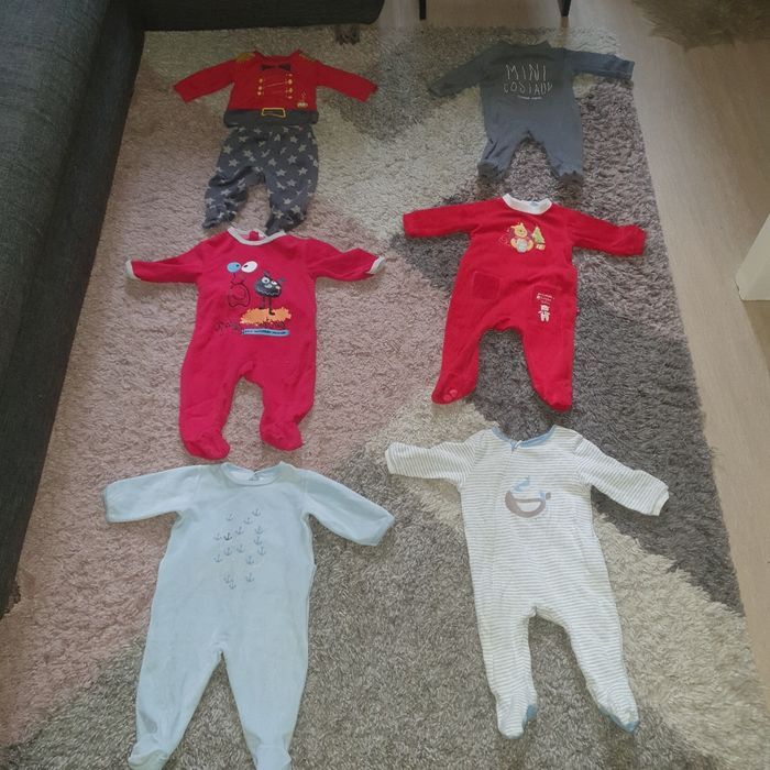 Lot de 6 pyjamas 3 mois