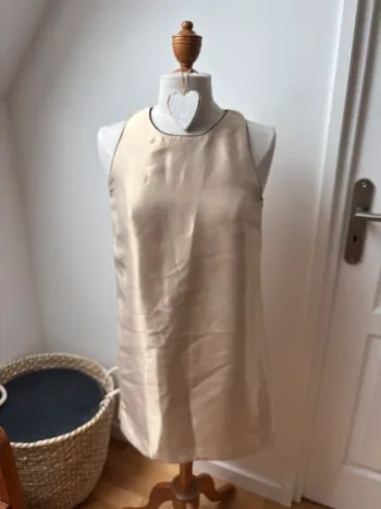 Robe droite dorée irisée - Maje - T40