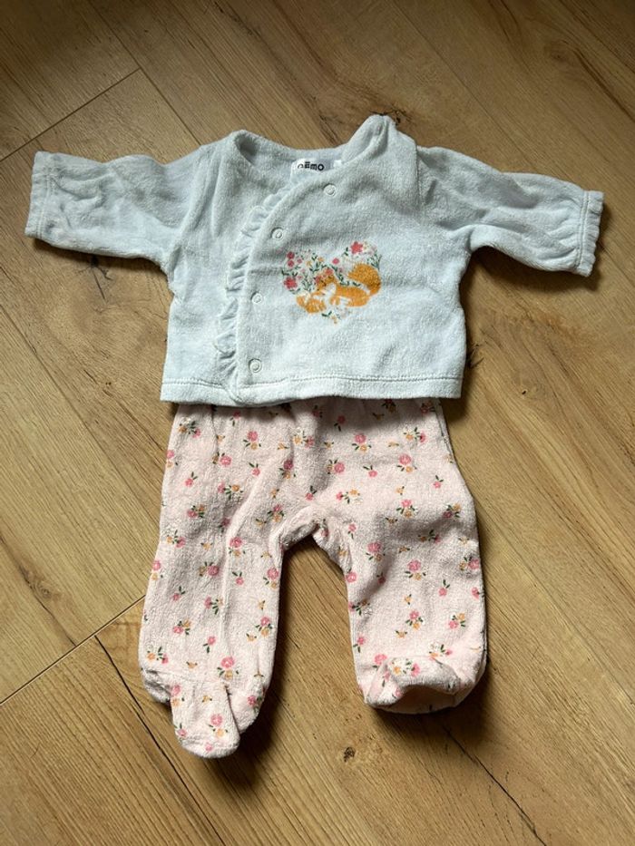 Pyjama épais deux pièces bébé fille