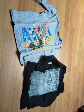 Lot 2 t-shirts manches longues