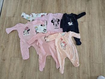 6 Pyjamas Disney 6mois