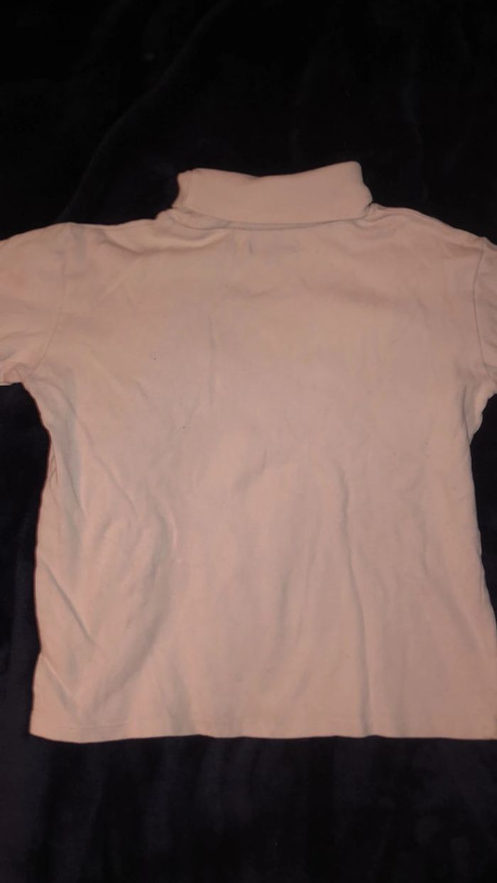 T-shirt manches longues col roulé fille 10 ans - photo numéro 4