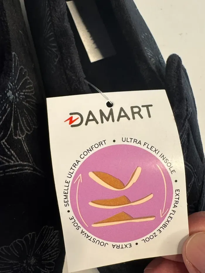 Chaussons Damart neuf taille 41 couleur noire. - photo numéro 6