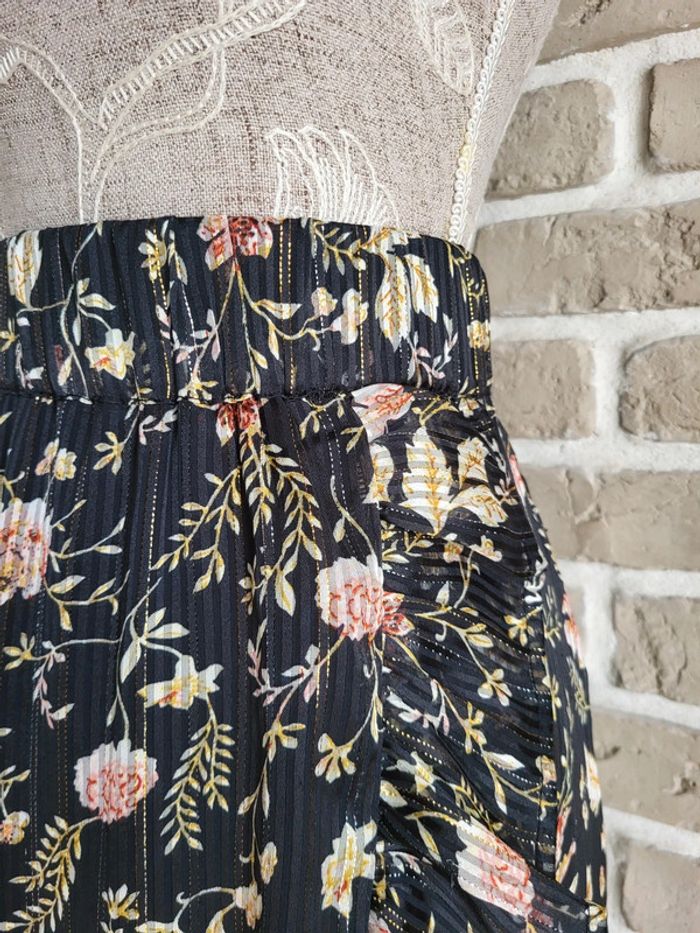 Jupe longue et fluide imprimé fleuri Freequent - Bohème vintage - photo numéro 6