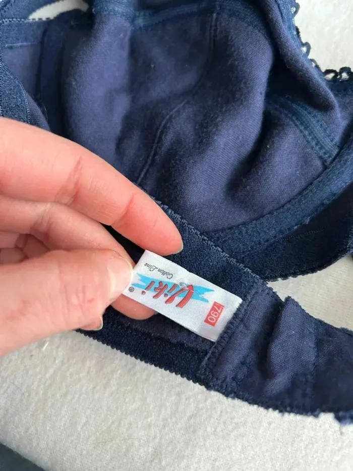 Soutien gorge bleu - photo numéro 5