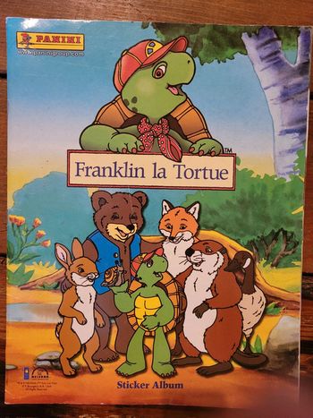 RARE Album Panini complet Franklin la Tortue + toise stickers collection