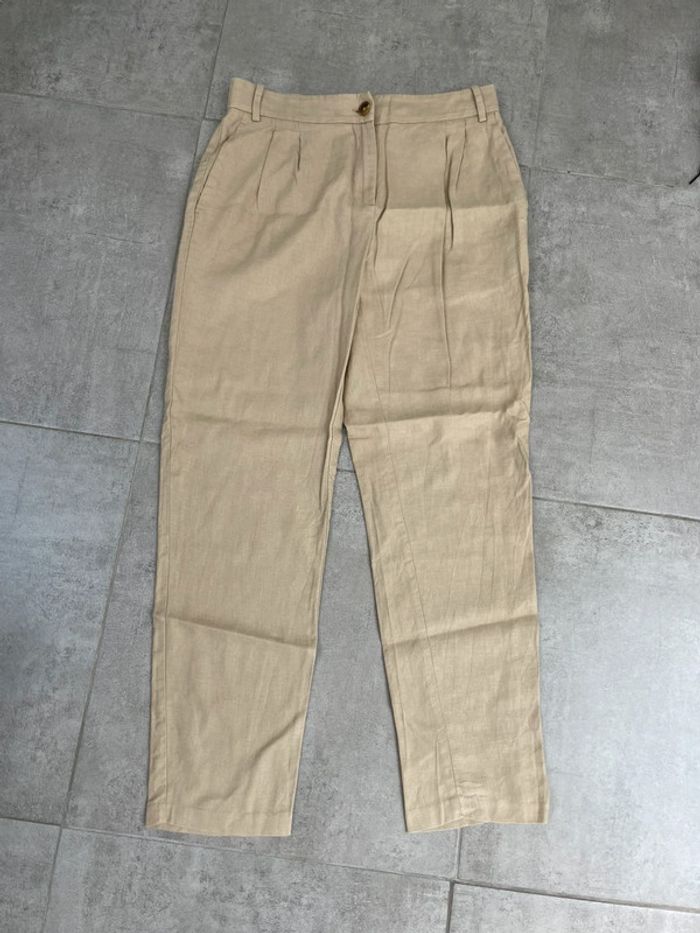 Pantalon Promod lin 38