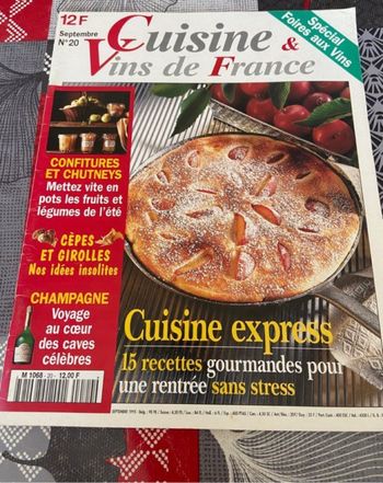 Cuisine et vins de France n20