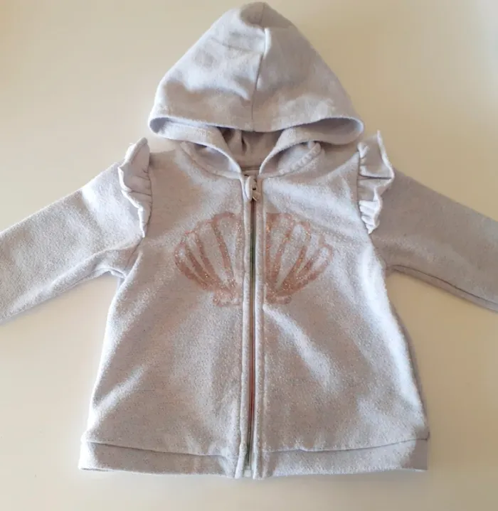 Gilet coquillage Zgeneration – 12 mois – doux & pratique