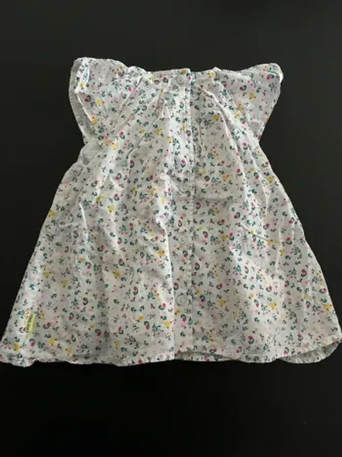 Robe fleurie p’tit bisou 6 mois - photo numéro 4
