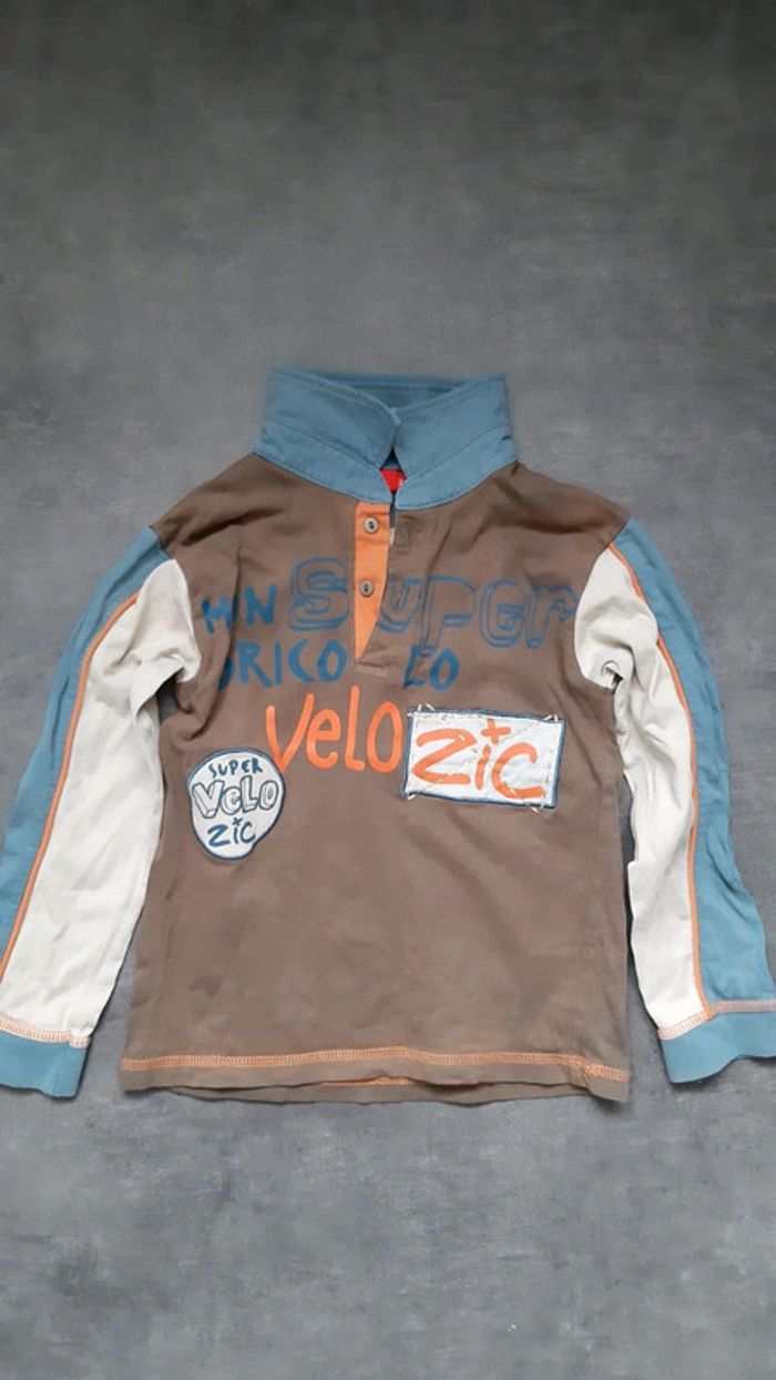 Polo à manche longue garçon