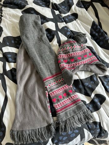 Écharpe et bonnet gris 4 ans / 5 ans / 6 ans vertbaudet