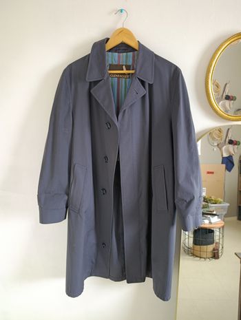 Trench imperméable bleu nuit Gleneagles 