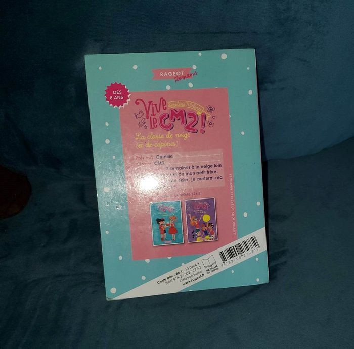 livre " vive le cm2 " la classe de neige et de copines - photo numéro 2