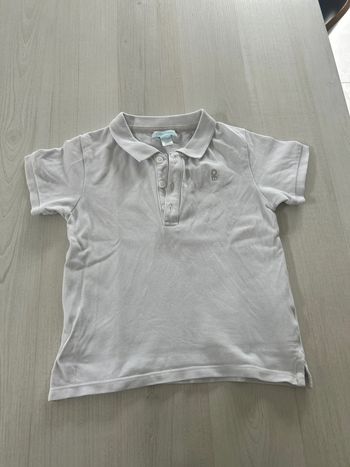 Polo blanc 3 ans