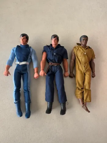 Lot de 3 figurines Big Jim de Mattel année 1971 vintage