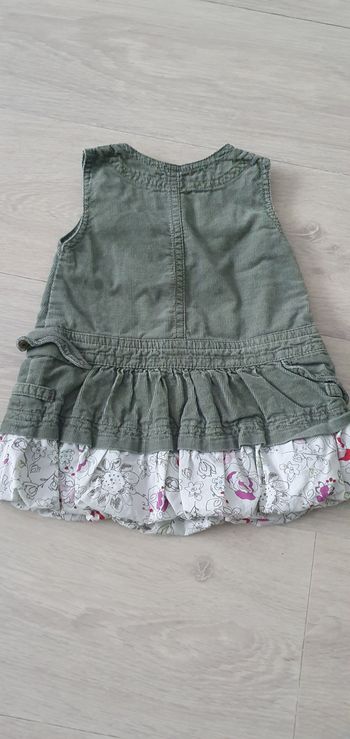 Robe kaki 1 mois fille, Kitchoun