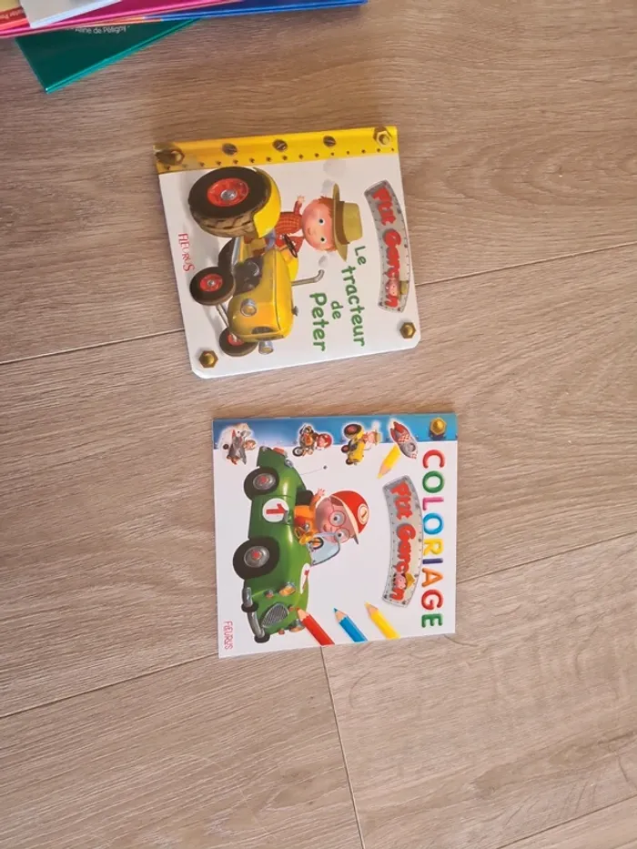 Livre fleurus  le tracteur de peter - photo numéro 3