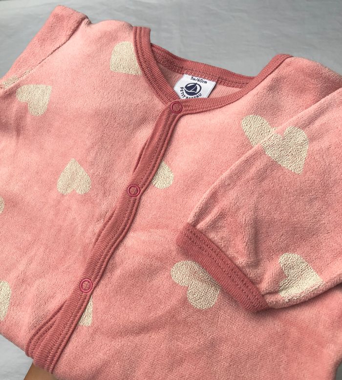Pyjama velours Petit Bateau 3 mois - photo numéro 5