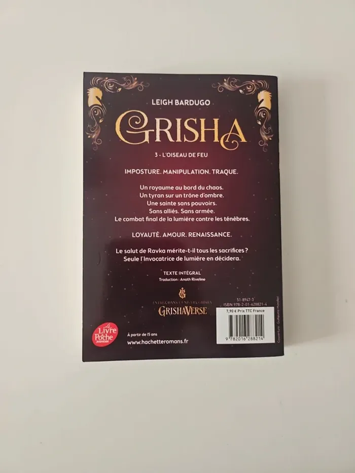 Grisha - Tome 3: L'oiseau de feu - photo numéro 2