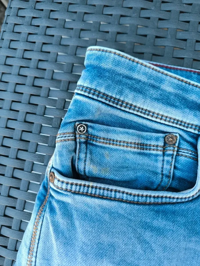 Jean bleu clair homme – Celio – W30 – Coupe C15 Straight Fit - photo numéro 3