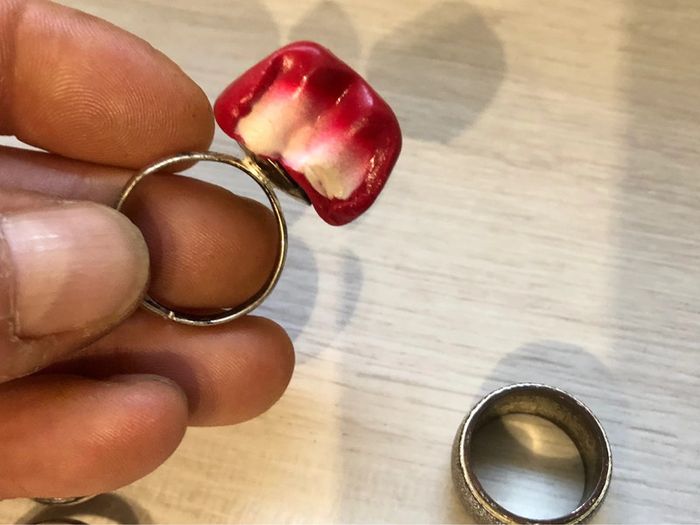 Lot de neuf bague enfant 45 et réglable - photo numéro 3