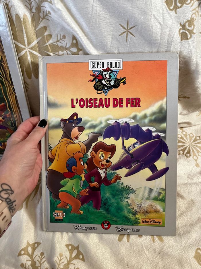 Lot de 2 livres BD vintage Super Baloo Disney Club - photo numéro 6