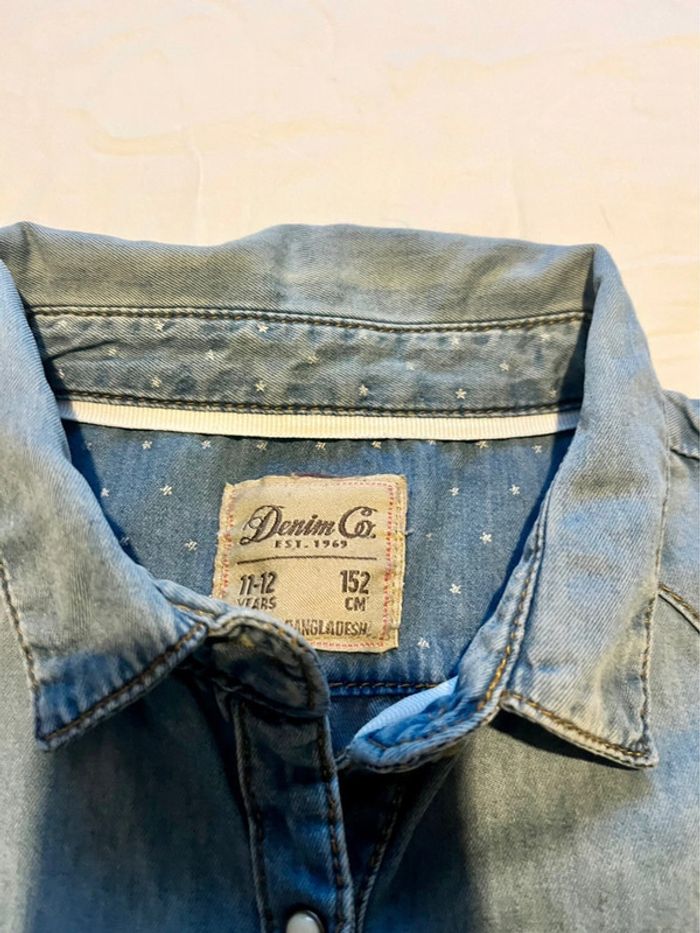 Chemise en Jean Denim Co - photo numéro 4