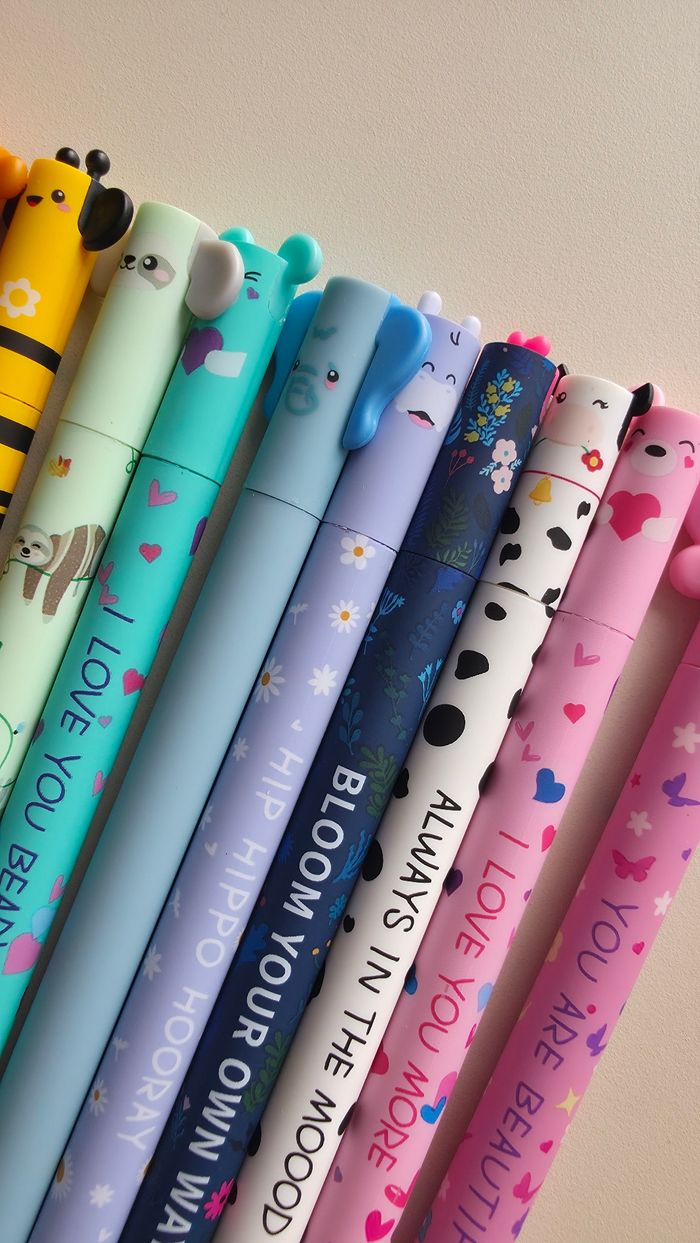 Lot de 11 stylos animaux kawaii - photo numéro 3