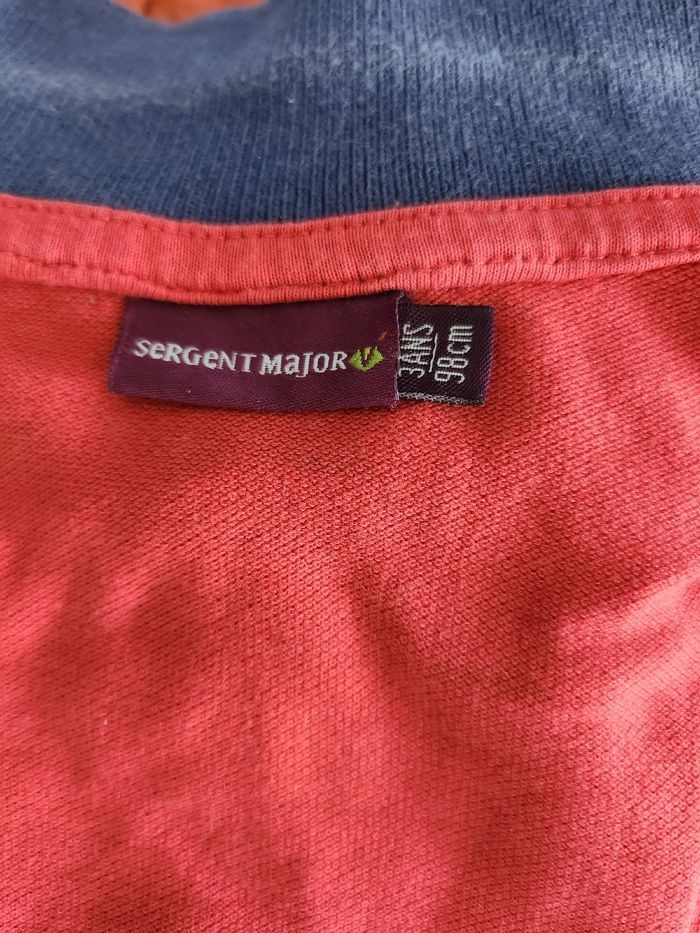 Polo rouge et bleu taille 3 ans - photo numéro 2
