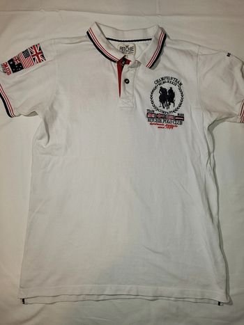 Polo manche courte blanc !