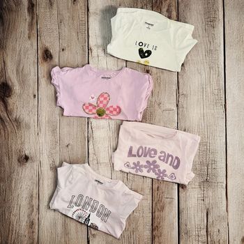 🌸 Lot de 4 tee shirt manches longues orchestra - Taille 5 ans 🌸