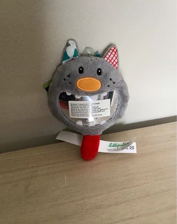 Hochet miroir  peluche Nicolas de la marque Lilliputiens