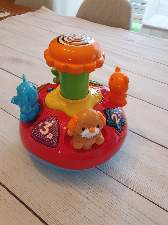 1-2-3 toupie animale vtech - photo numéro 3