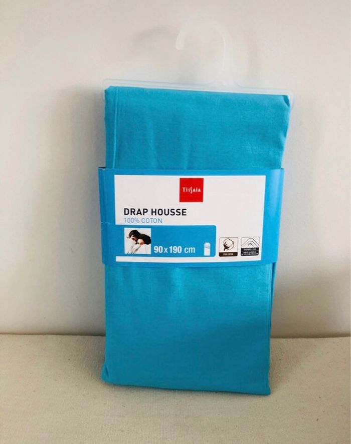 Drap housse une personne 1 place lit enfant - photo numéro 2