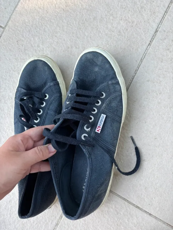 Superga bleu marine taille 43 - photo numéro 4