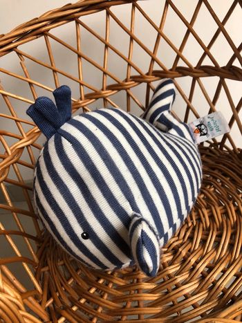 Doudou peluche baleine jellycat