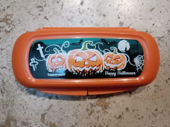 NEUF - Tupperware, boîte décor halloween